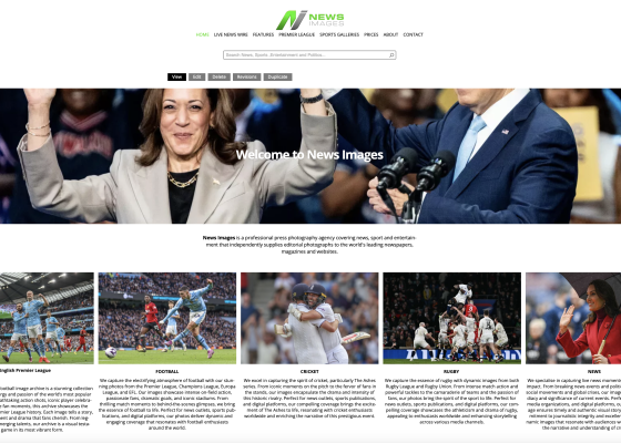 News Images Launches New Website with Over 15 Million Editorial Images and Invites Media Outlets to Sign Up for Easy Access London based News Images, a leading photography agency specialising in news, sports, and entertainment imagery, is thrilled to announce the launch of its new website, now offering more than 15 million editorial images. With over 100,000 new images uploaded each week, this platform is positioned as a comprehensive resource for media outlets seeking high-quality visuals, covering every